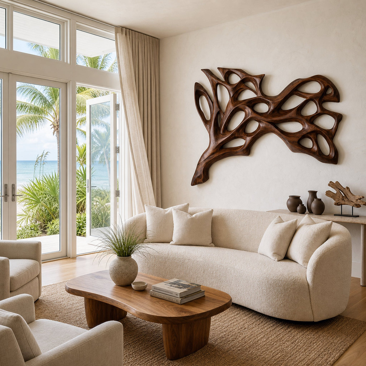 Contemporary Natural Wood Wall Art For Modern Home - product view 7
