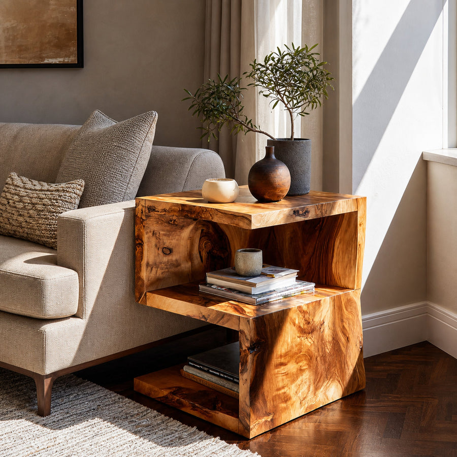 Contemporary Side Table Multi Level Design For Home