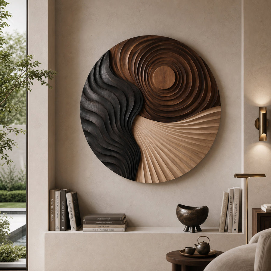Contemporary Silhouette Wall Art For Guest Suite Interior