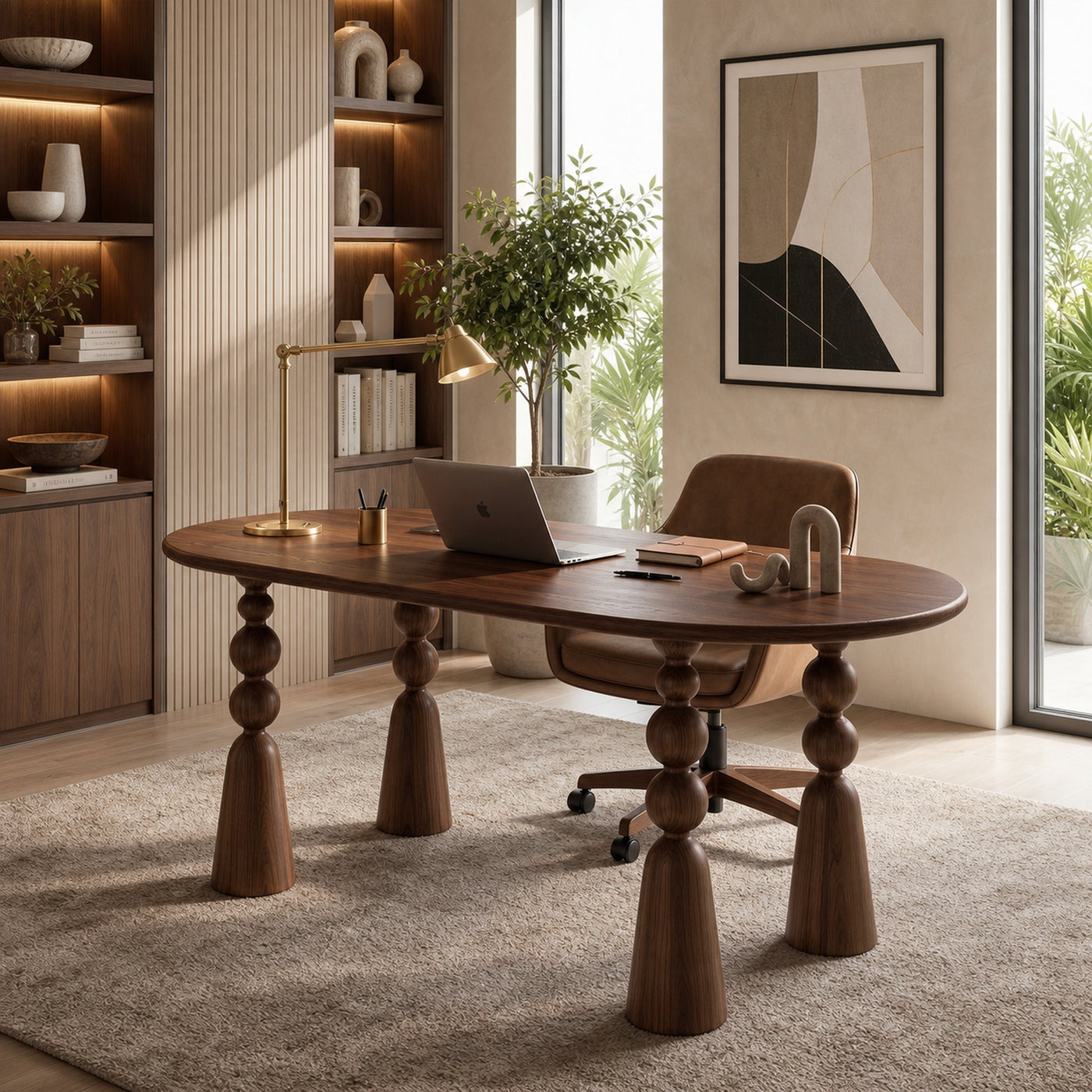 Contemporary Study Desk For Reading Room - product view 6