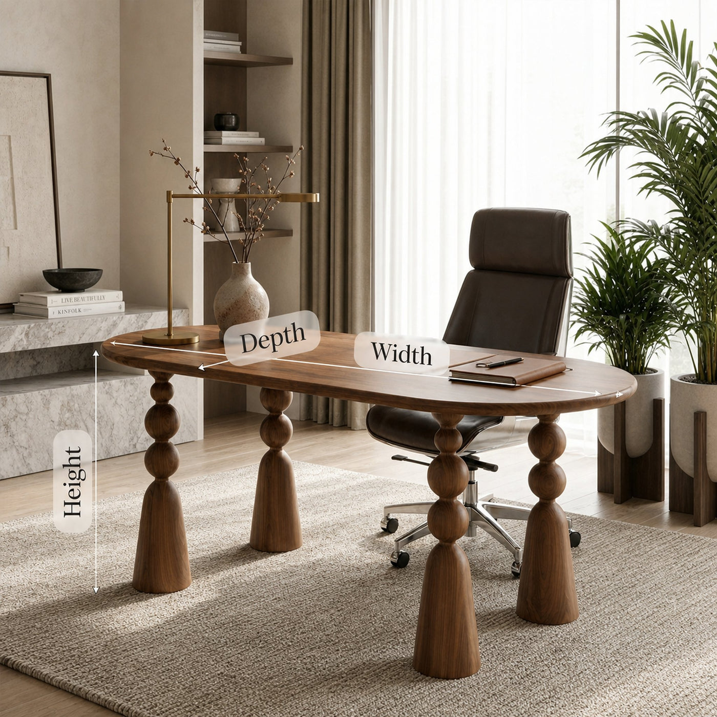 Contemporary Study Desk For Reading Room - product view 8