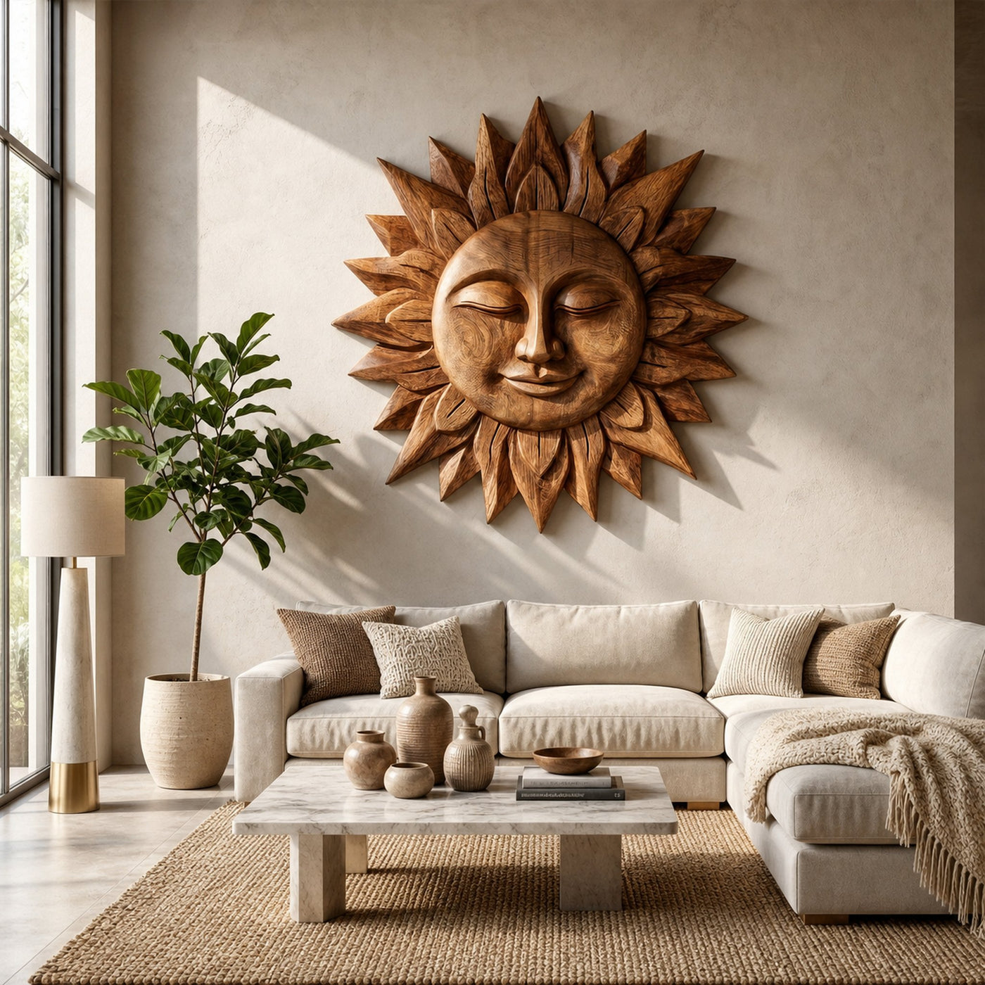 Contemporary Sun Wall Art For Living Room - product view 2