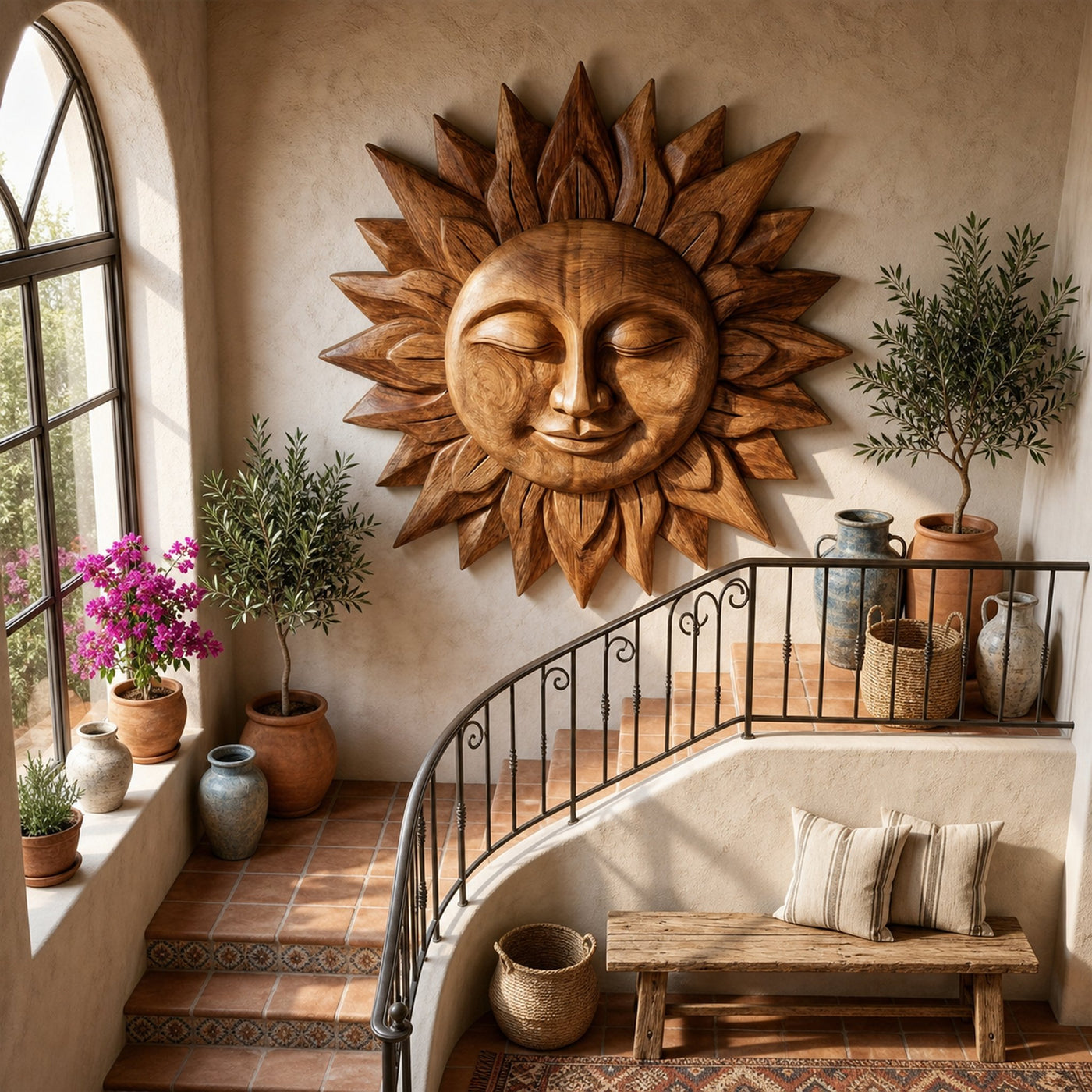 Contemporary Sun Wall Art For Living Room - product view 4