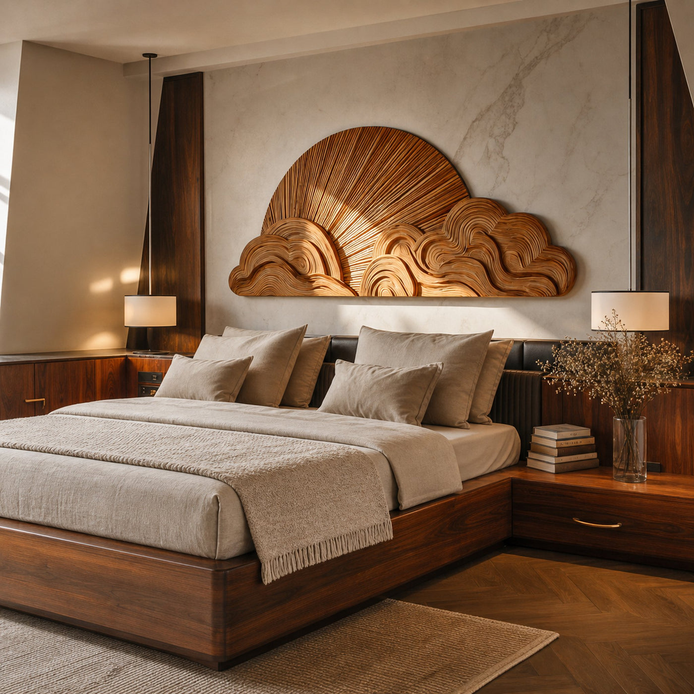 Contemporary Wooden Cloud Wall Art For Wall Decor - product view 6