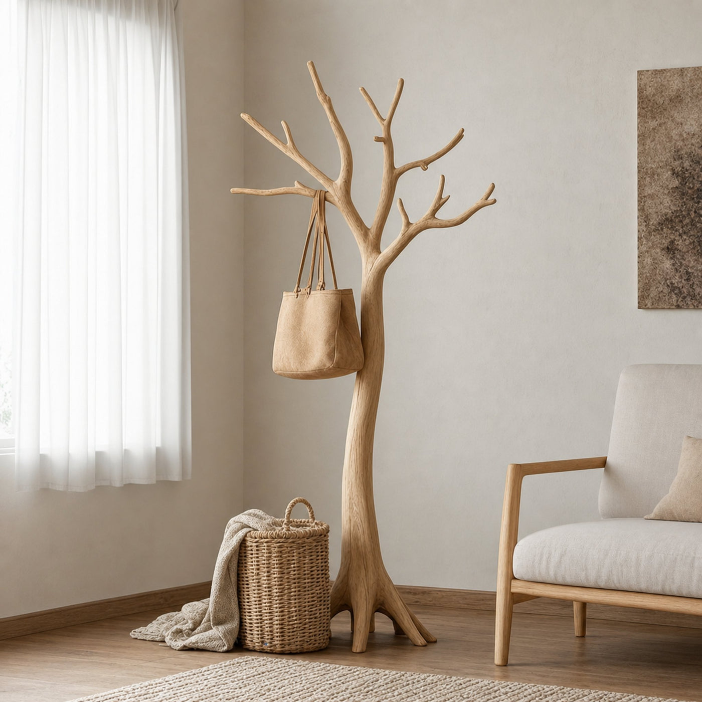 Custom Coat Rack Solid Wood Living Room Decor Gifts Decorations