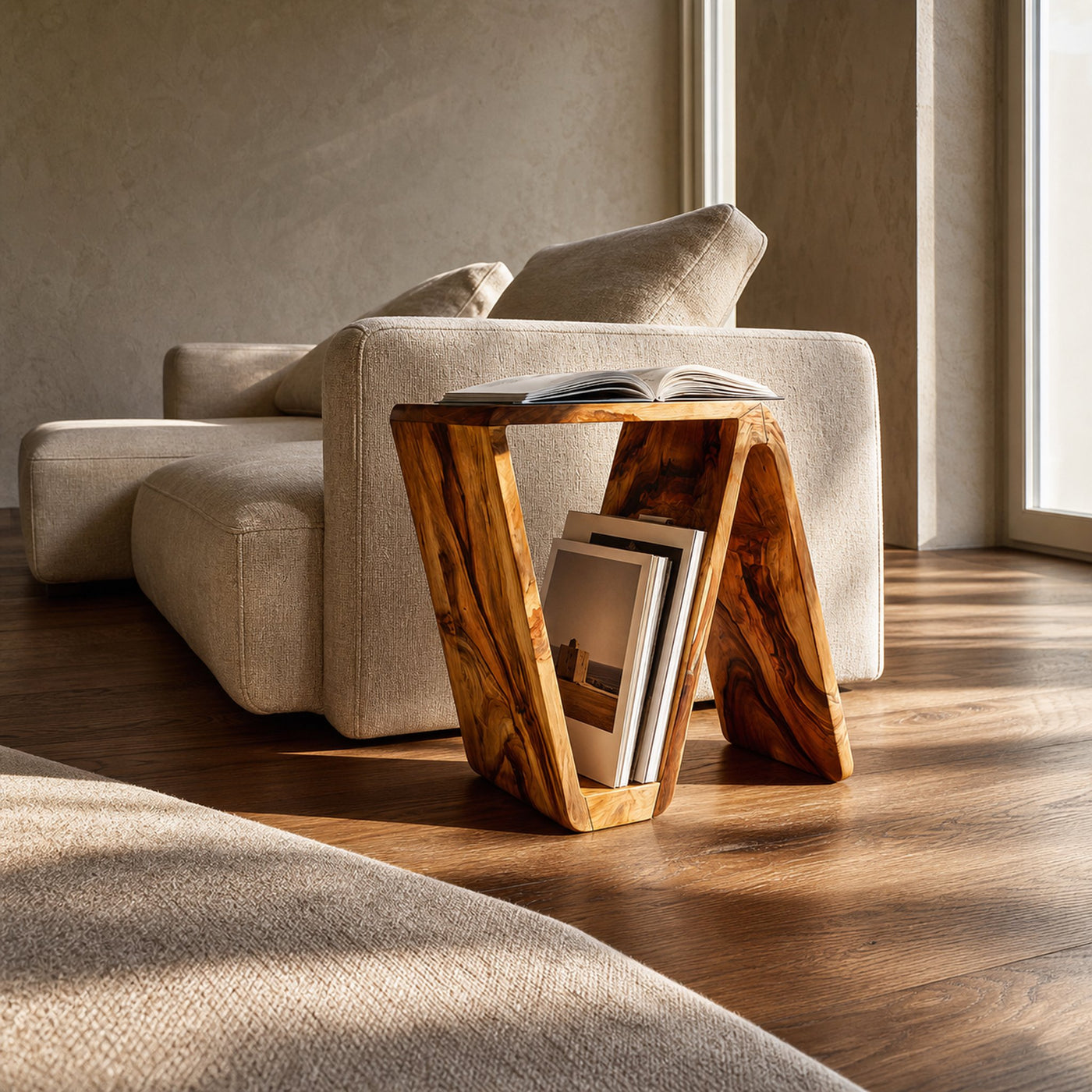 Elegant Side Table For Cozy Living Room And Home