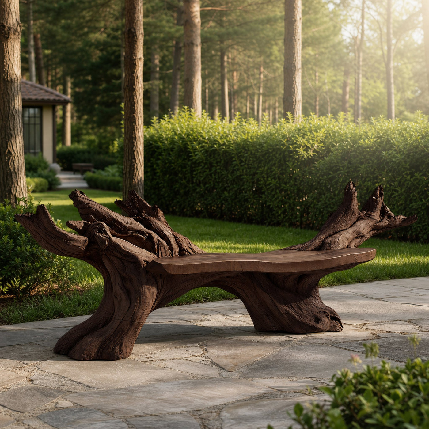 Farmhouse Live Edge Bench Entryway Design For Welcoming Foyers - product view 7