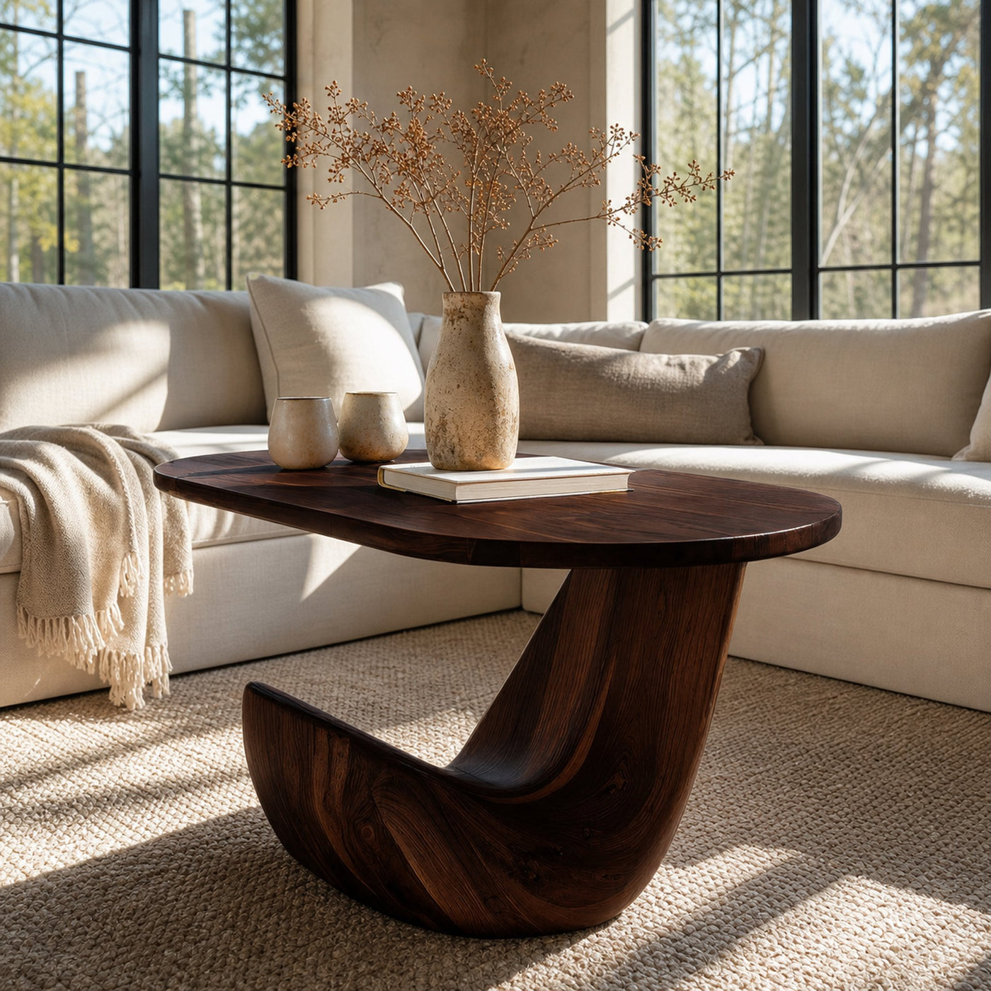 Farmhouse Live Edge Side Table For Vintage Furniture Vibe - product view 7