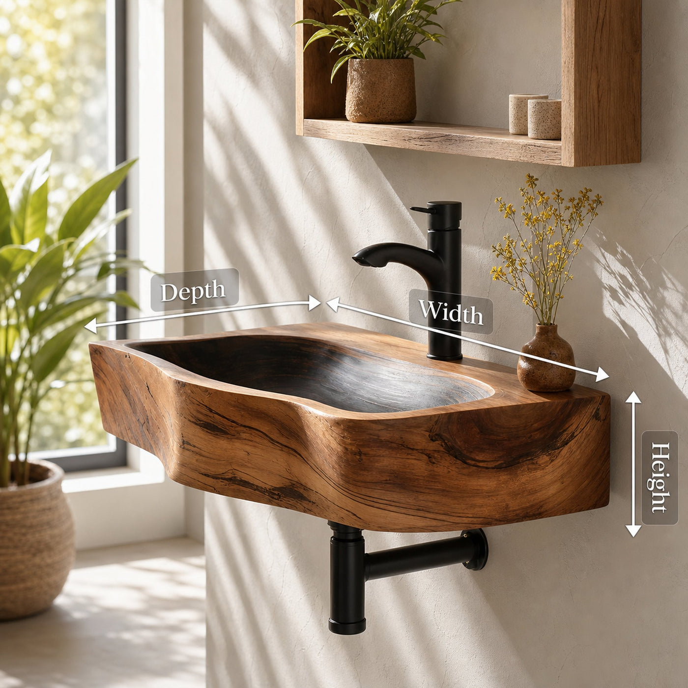 Farmhouse Solid Wood Vanity Sink For Bathroom Furniture Decor - product view 8
