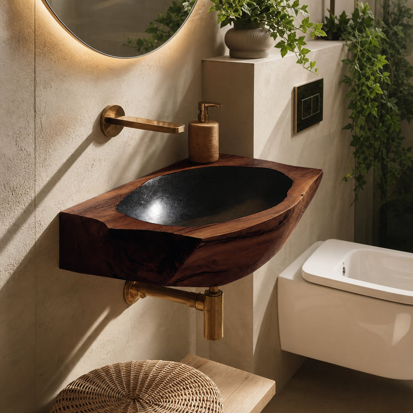 Farmhouse Solid Wood Vanity Sink For Timeless Bathroom Furniture Decor - product view 7