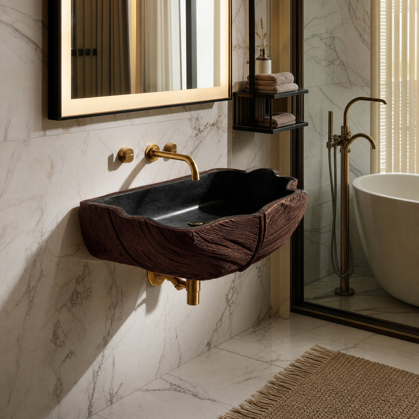 Farmhouse Solid Wood Vanity Sink For Traditional Bathroom Decor - product view 7