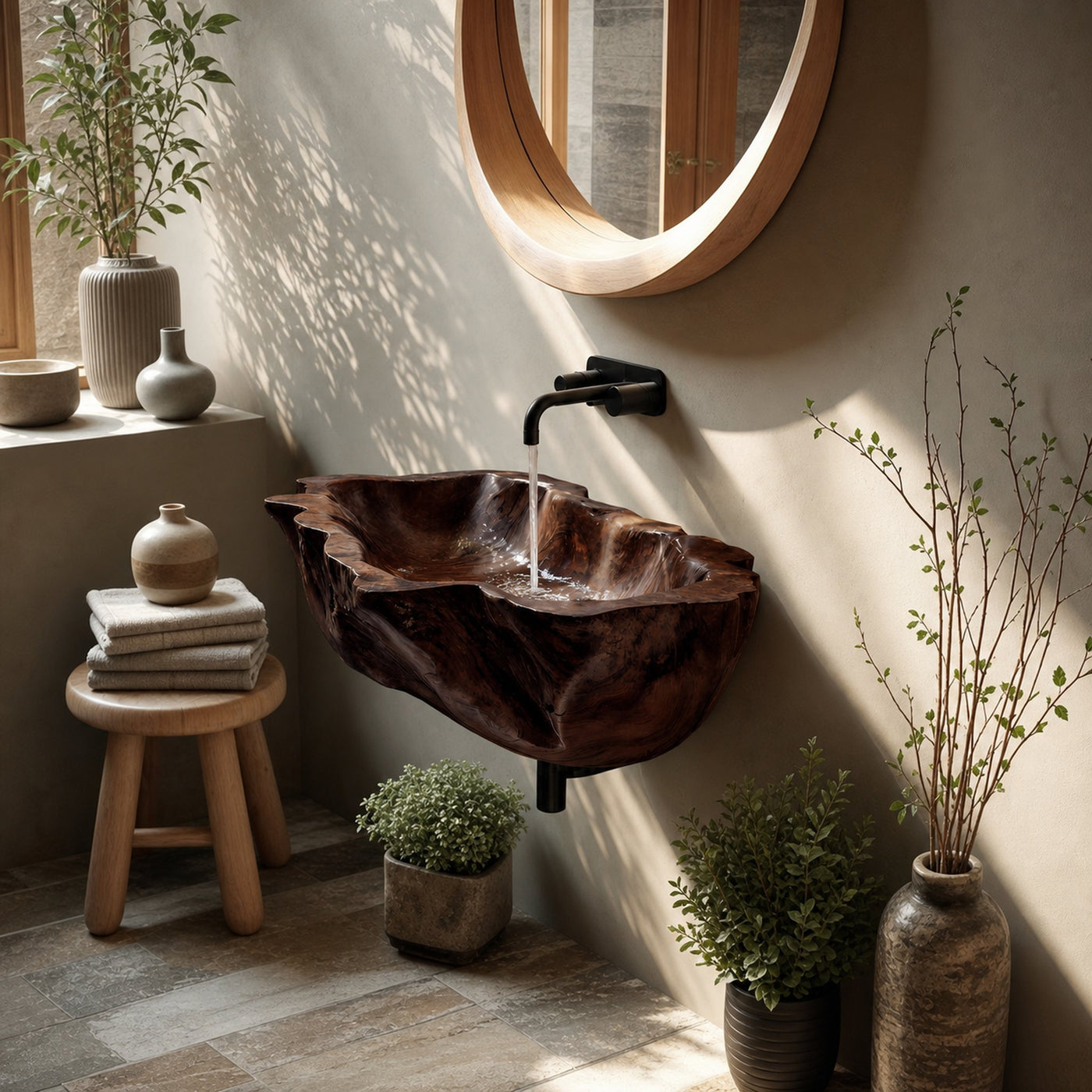 Farmhouse Solid Wood Wash Basin For Cozy Bedroom Furniture Design - product view 7