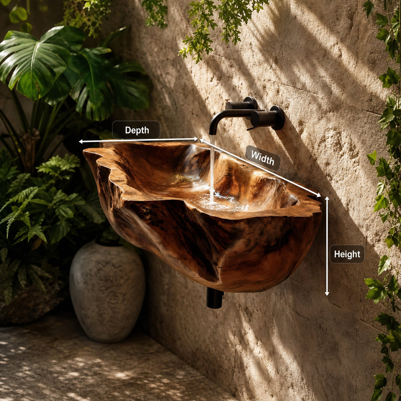 Farmhouse Solid Wood Wash Basin For Cozy Bedroom Furniture Design - product view 8