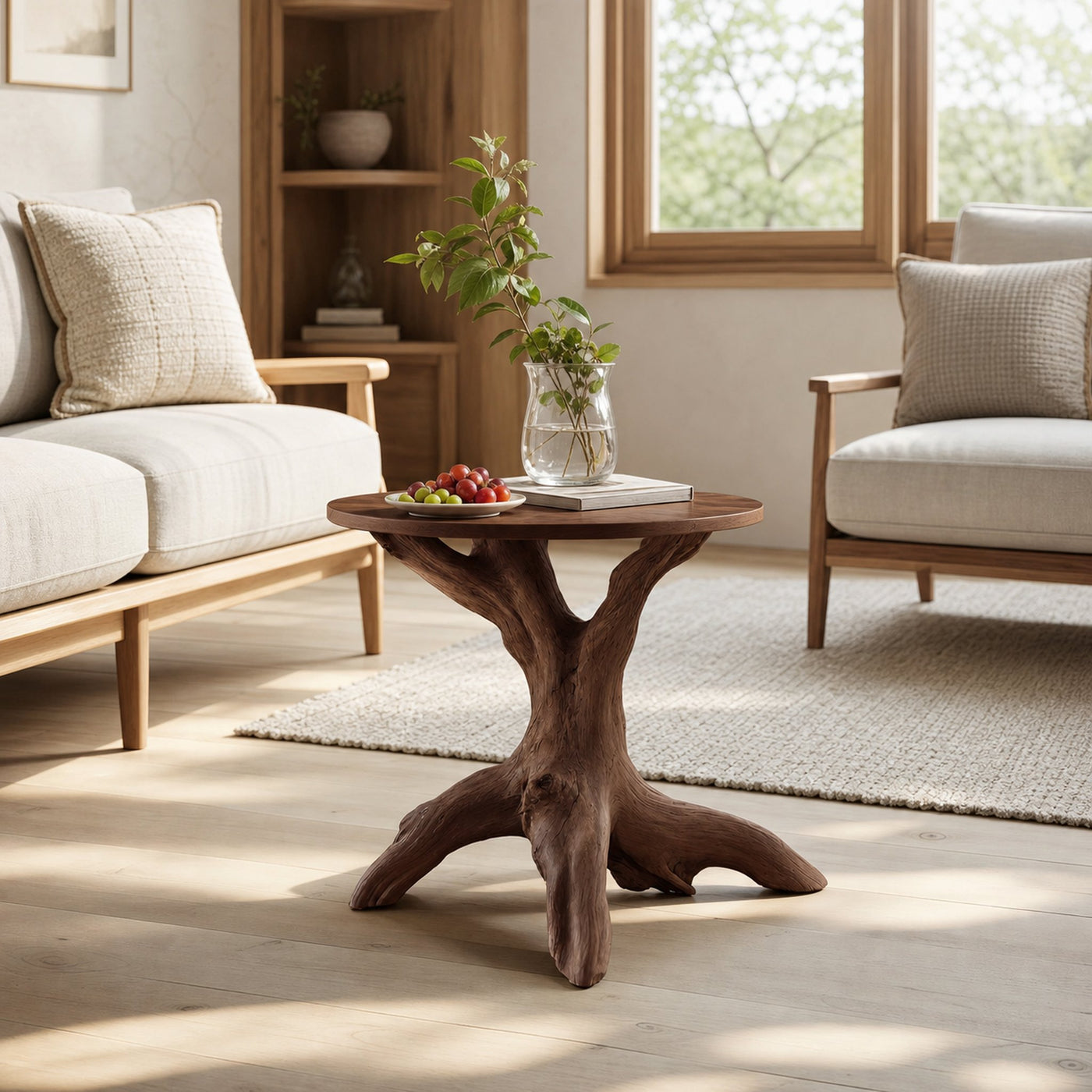 Farmhouse Wooden End Table For Furniture Decor Practical And Stylish - product view 7