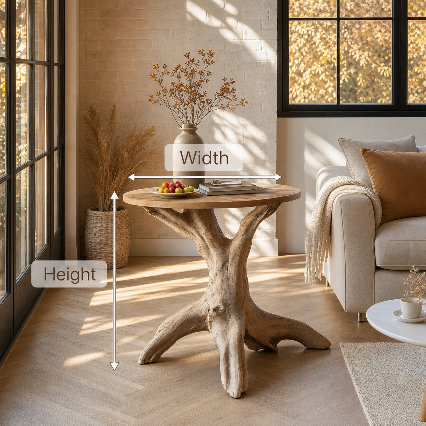 Farmhouse Wooden End Table For Furniture Decor Practical And Stylish - product view 8