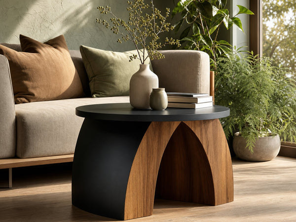 Farmhouse Wooden Side Table For Rustic Furniture Decor