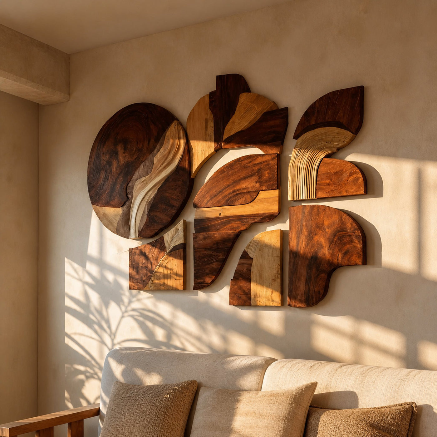 Farmhouse Wooden Wall Art Sculpture For Home Decor