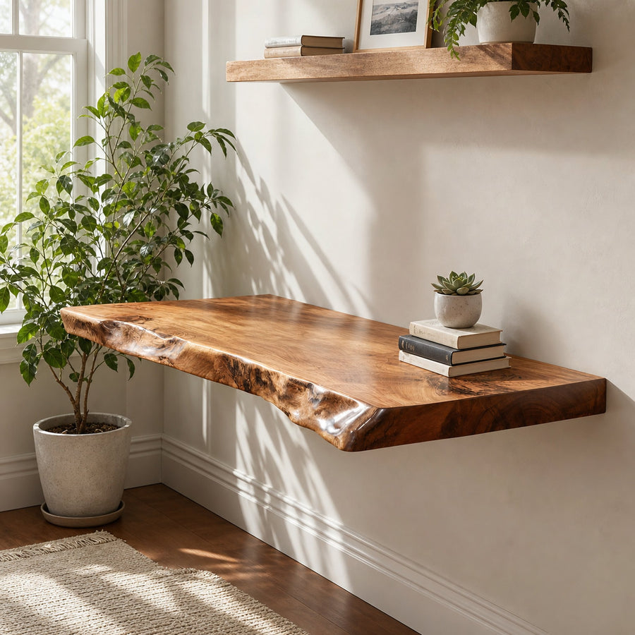 Floating Desk For Home Office Or Reading Nook