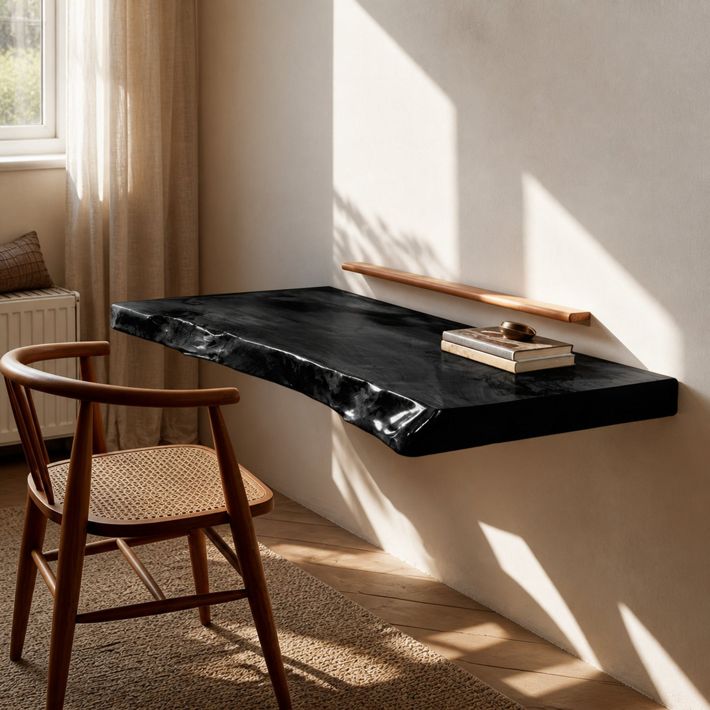 Floating Desk For Home Office Or Reading Nook - product view 7