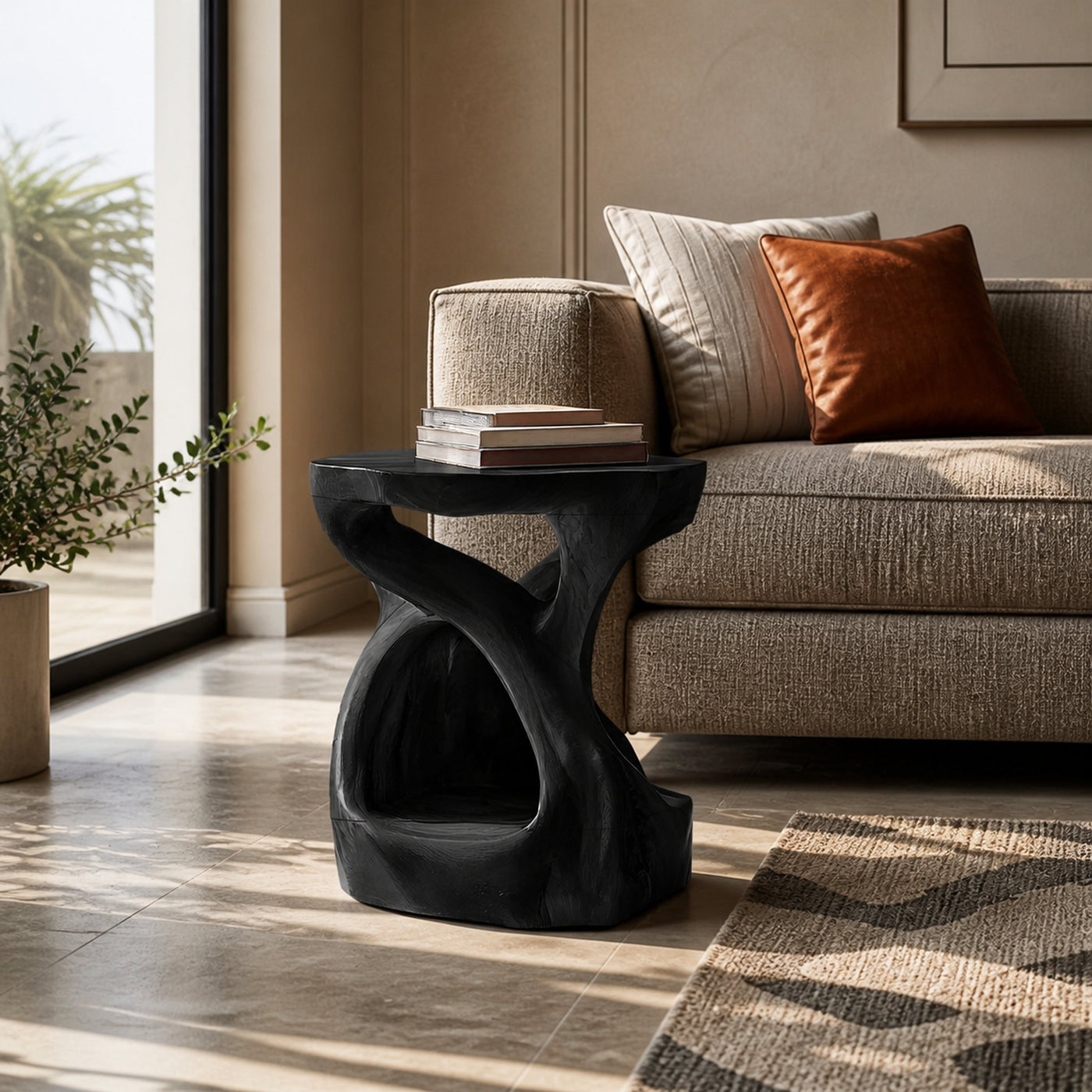 Functional Side Table For Reading Nook Or Hallway - product view 7