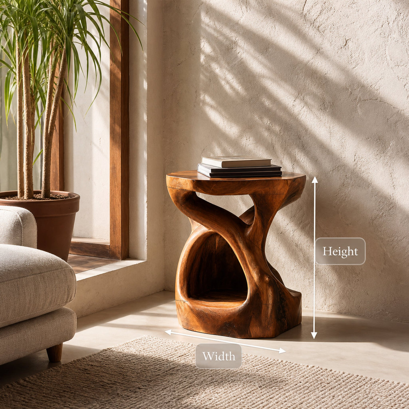 Functional Side Table For Reading Nook Or Hallway - product view 8