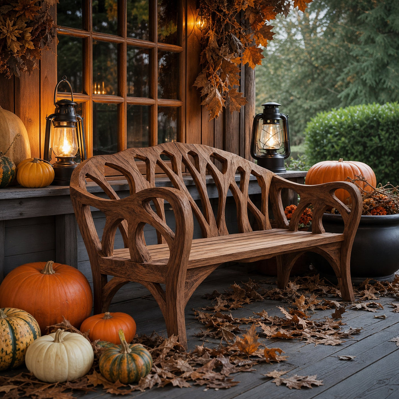 Handcrafted Halloween Patio Chair For Festive Outdoor Halloween Decor - product view 7