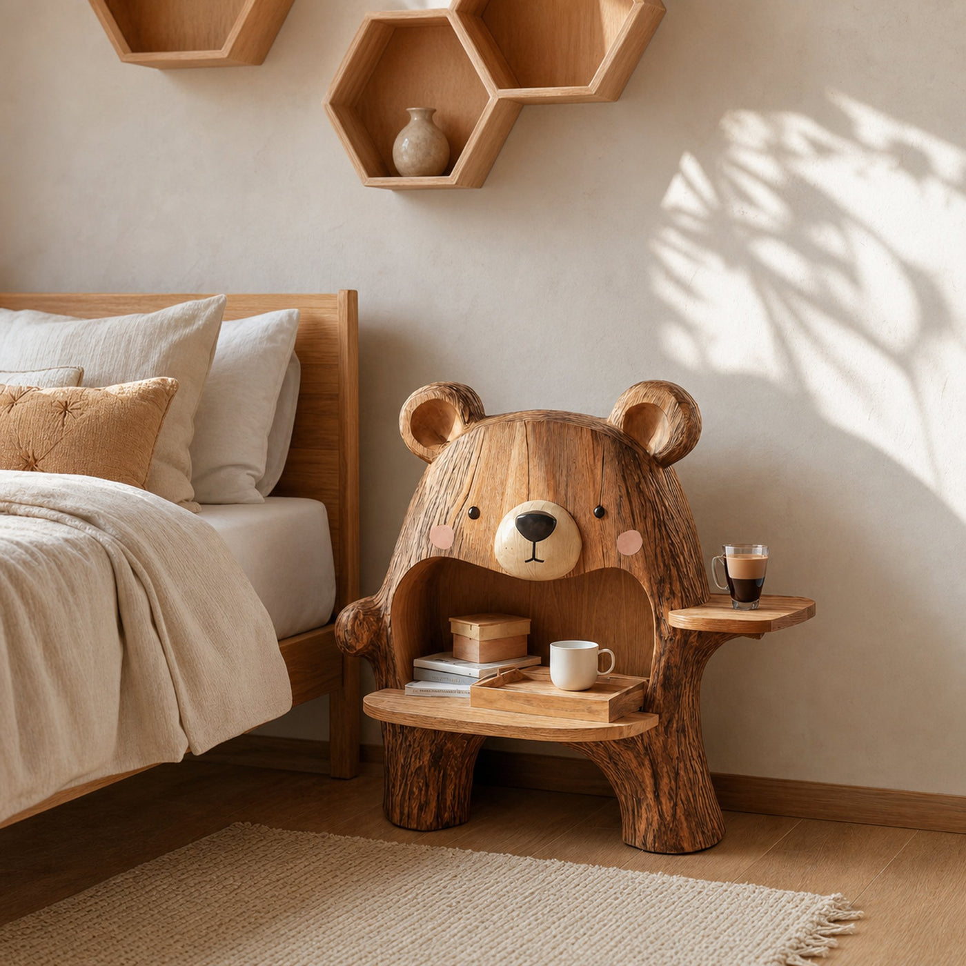 Handcrafted Record Cabinet For Bedroom Furniture Decor