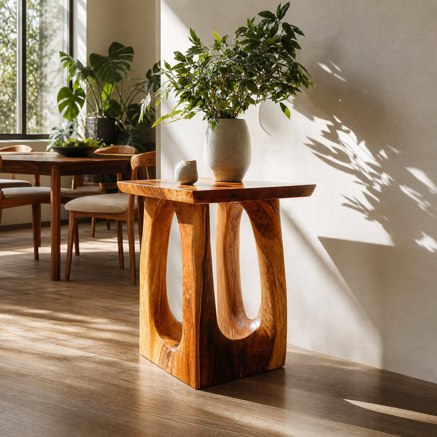 Handcrafted Side Table For Unique Living Room Accent