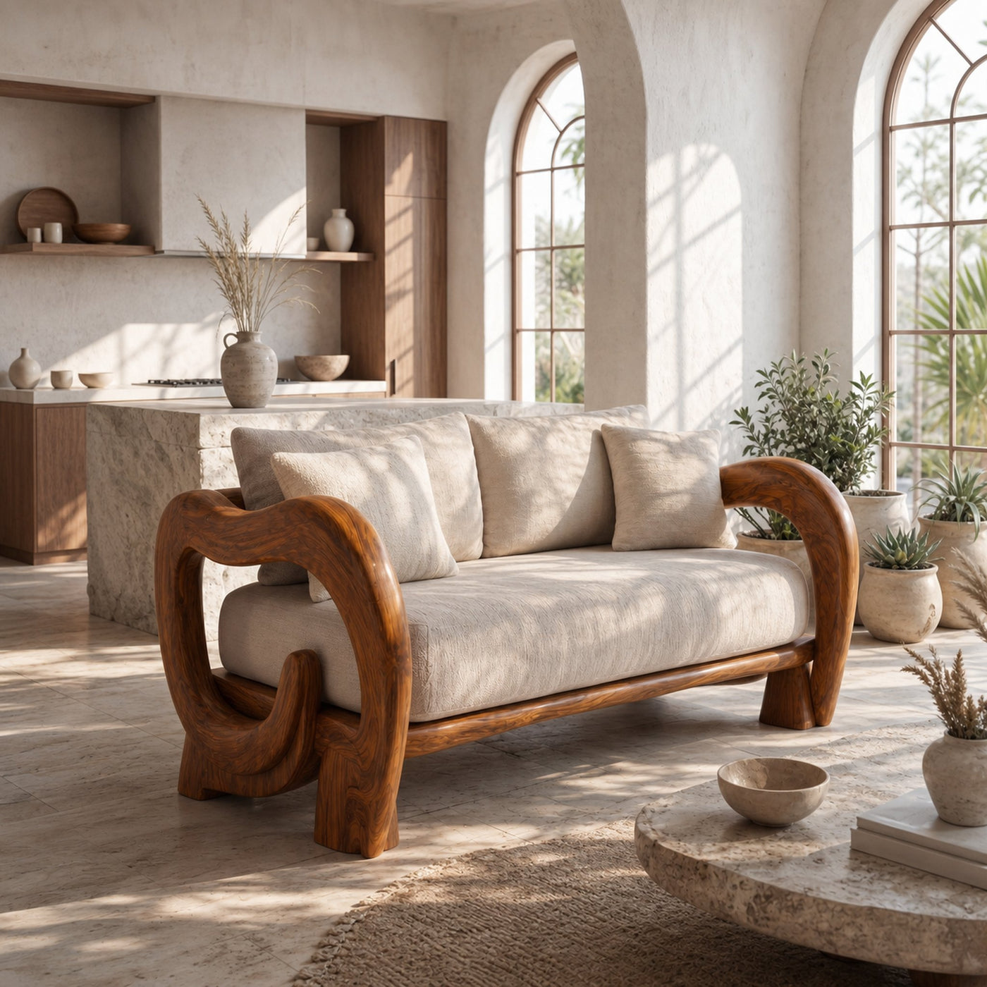 Handcrafted Sofa Frame For Living Room