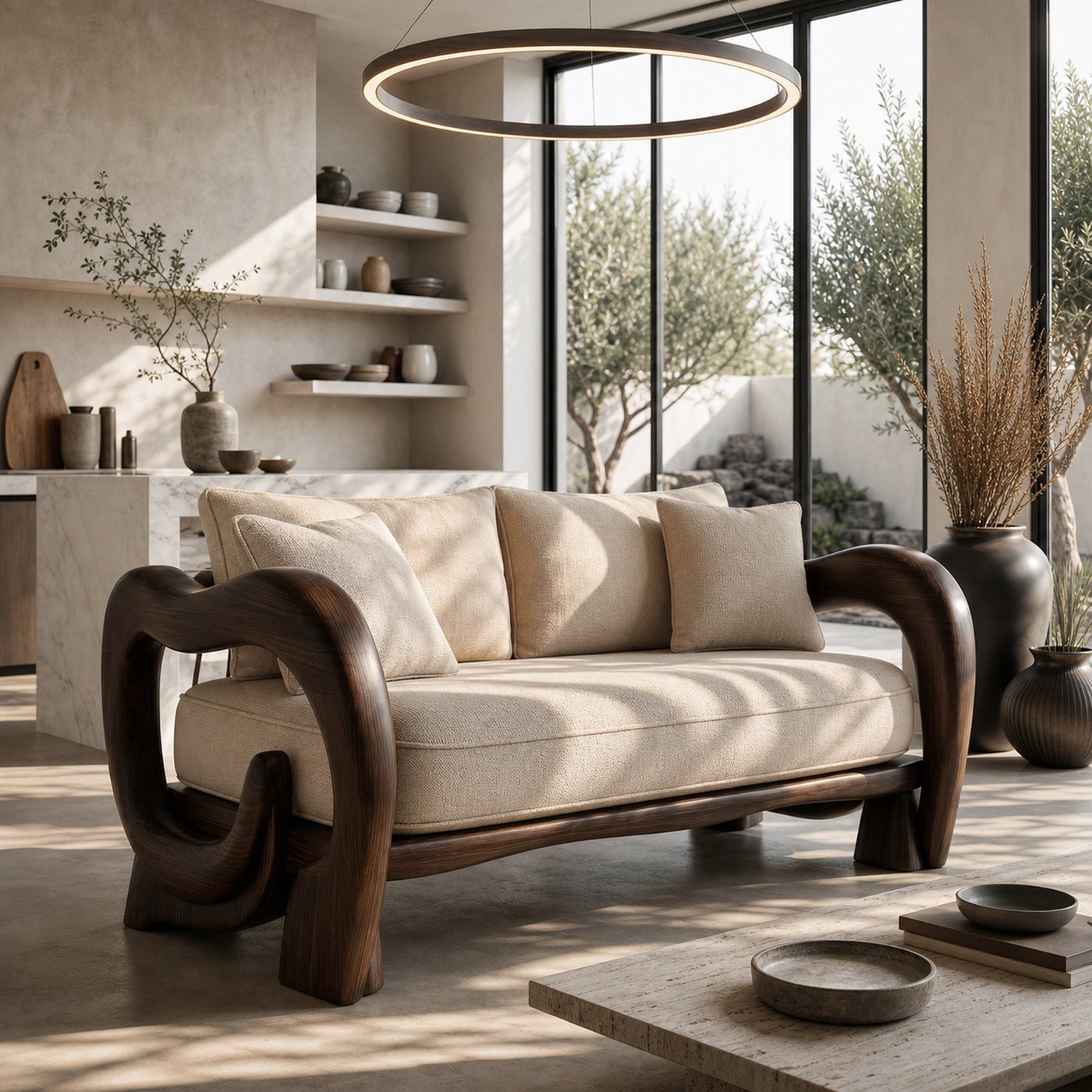 Handcrafted Sofa Frame For Living Room - product view 7