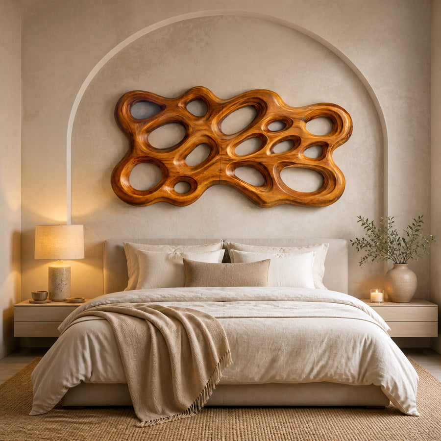 Handmade Wood Wall Art For Minimalist Interior