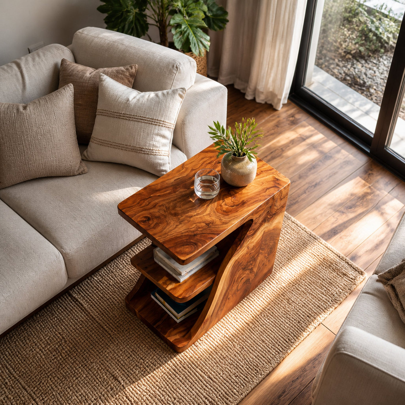 Handmade Wooden Side Table For Home Interior - product view 6