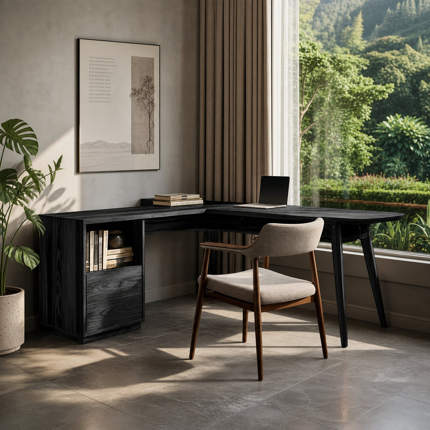 L Shaped Study Desk For Home Office - product view 7