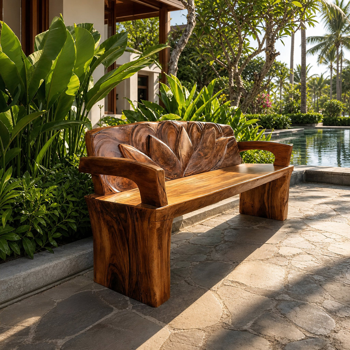 Live Edge Handmade Wood Bench For Entryway Seating Decor