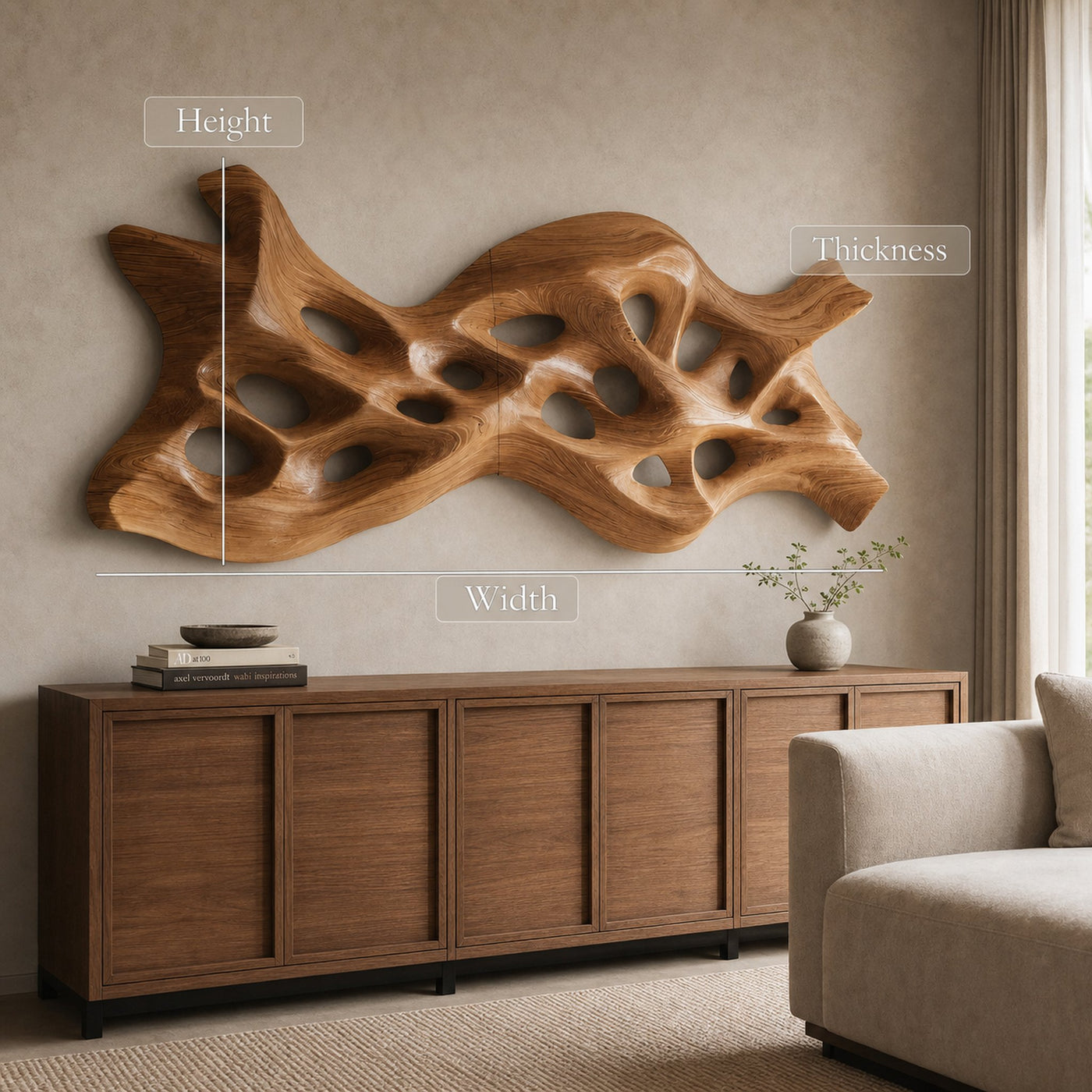 Luxury Organic Wall Sculpture For Home Interiors - product view 6