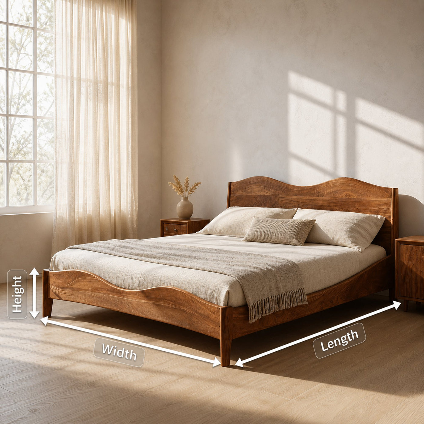 Luxury Set Headboard And Bed Frame For Bedroom - product view 8