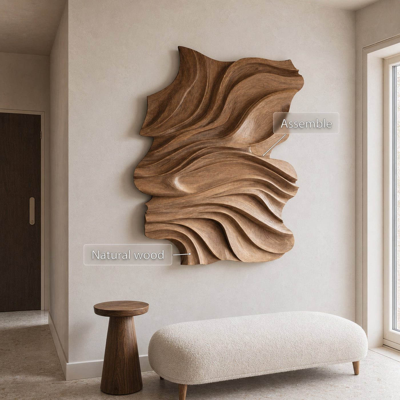 Luxury Wall Art Panel For Living Room Interior Decor - product view 5