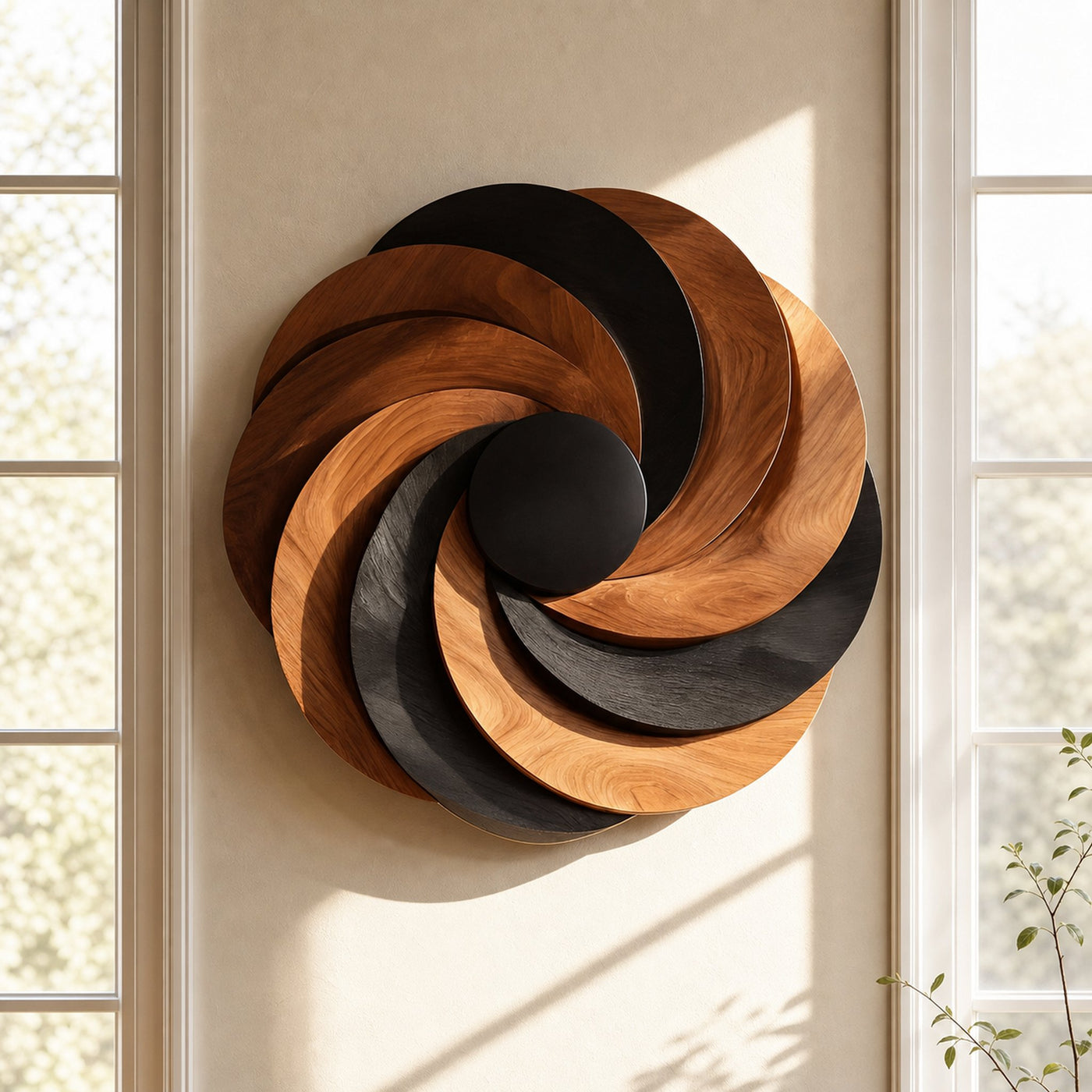 Mid Century Abstract Wall Art For Living Room Decor