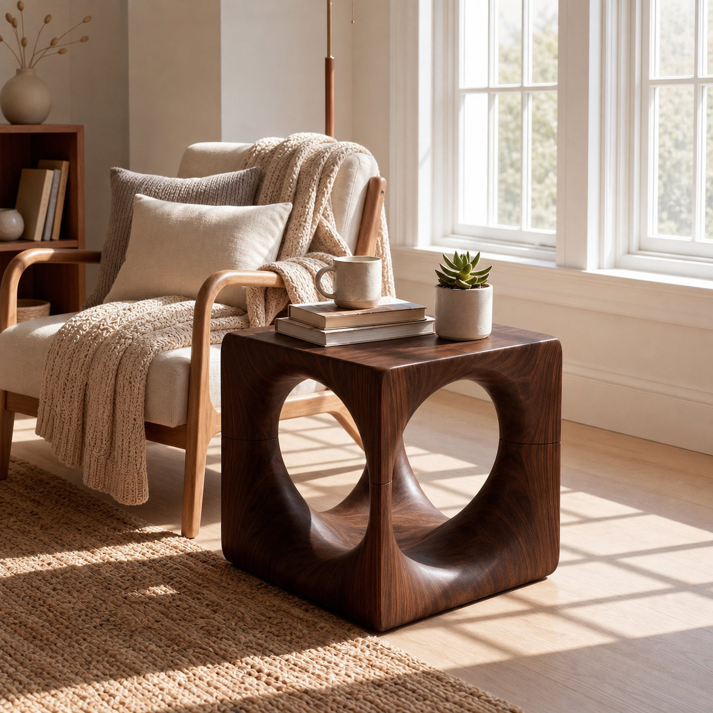 Mid Century Accent Side Table For Lounge - product view 6
