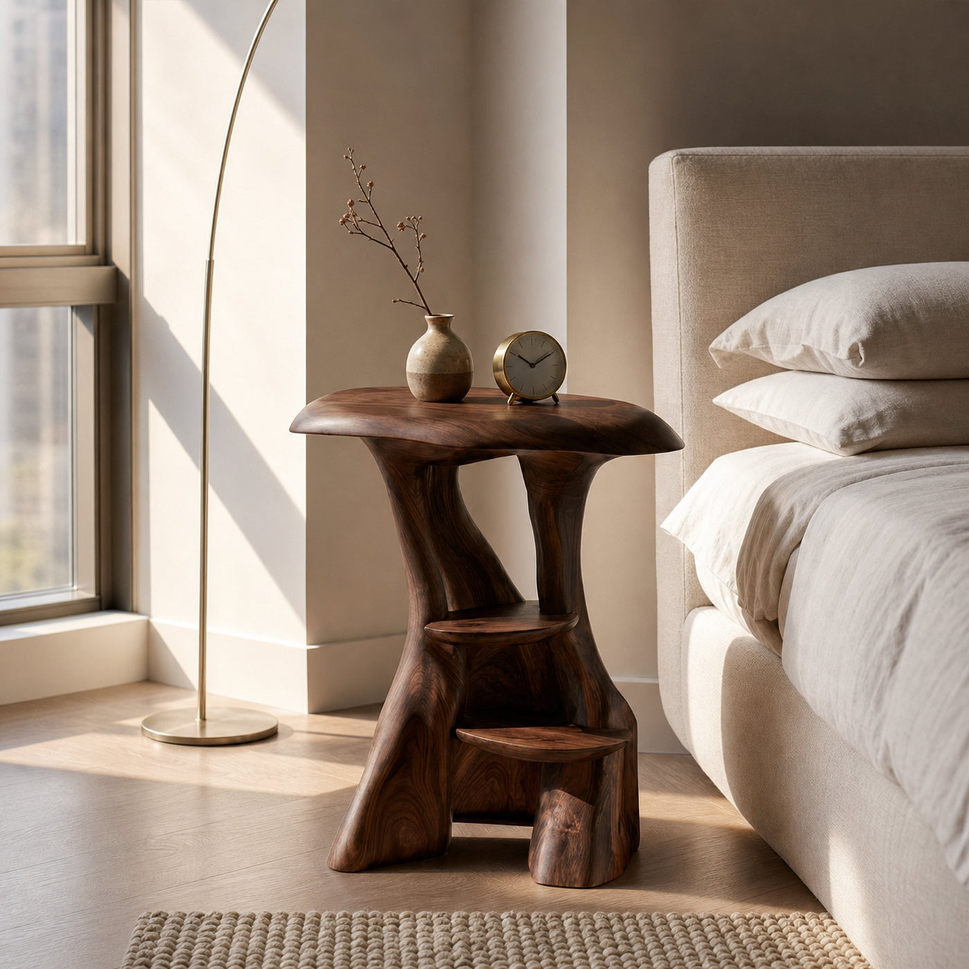 Mid Century Accent Table For Entryway Bedroom - product view 6
