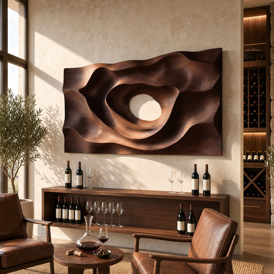 Mid Century Artistic Wall Decor Panel For Living Room