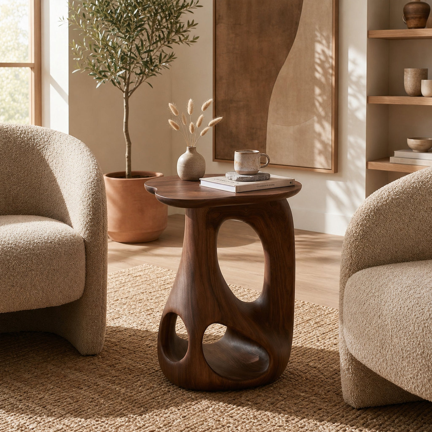 Mid Century End Table For Studio Apartment - product view 6