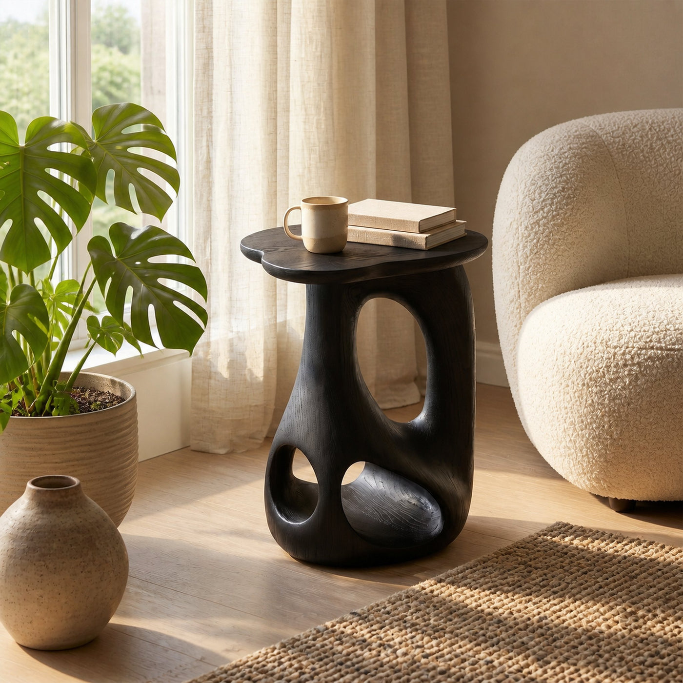 Mid Century End Table For Studio Apartment - product view 7