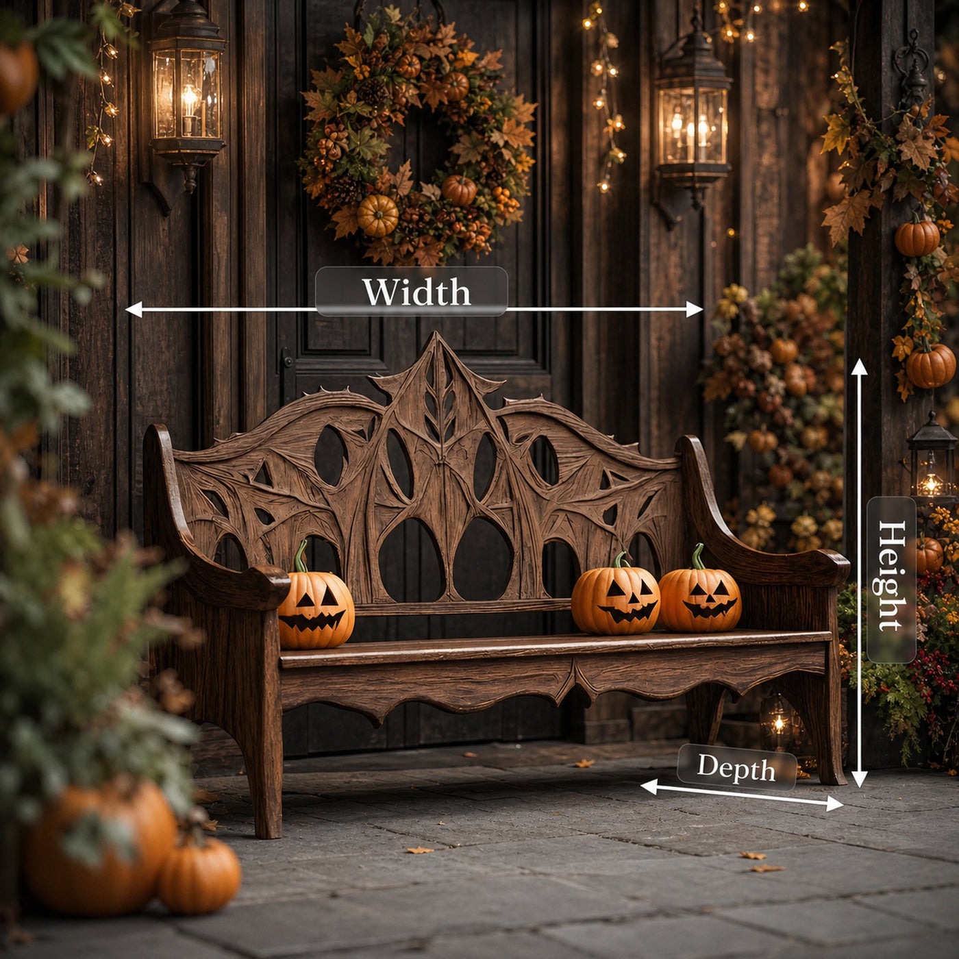 Mid Century Halloween Patio Chair For Spooky Outdoor Design - product view 8