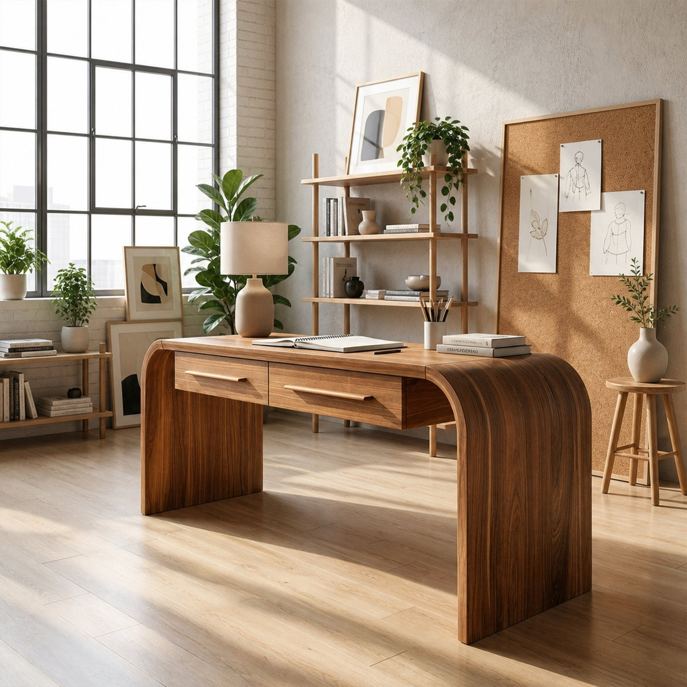 Mid Century Modern Desk For Home Office