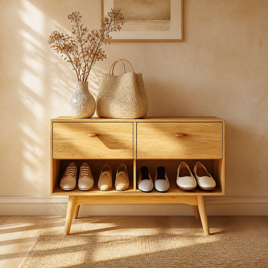 Mid Century Modern Shoe Cabinet Entryway And Bedroom