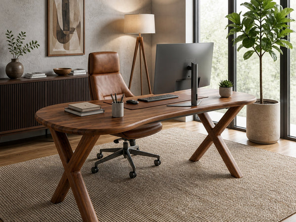 Mid Century Office Desk For Workspace