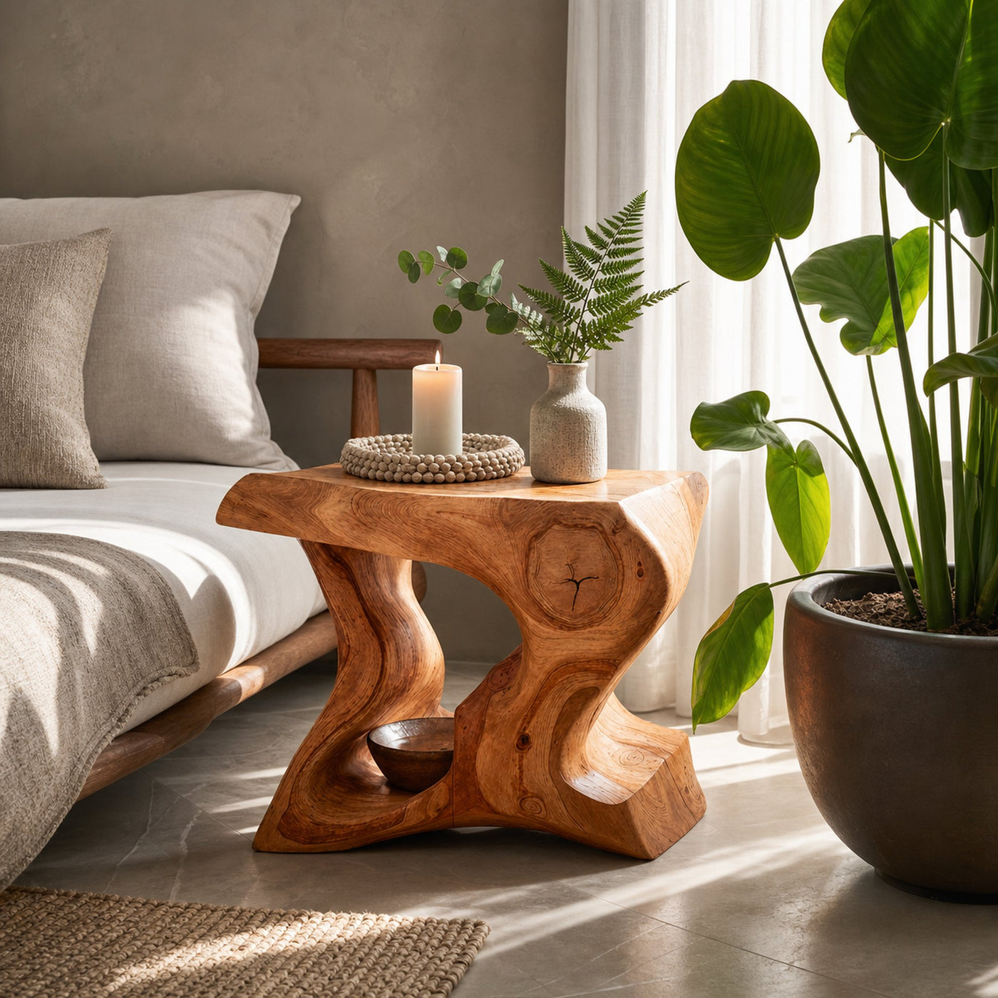 Mid Century Side Cabinet For Modern Bedroom Decor - product view 6