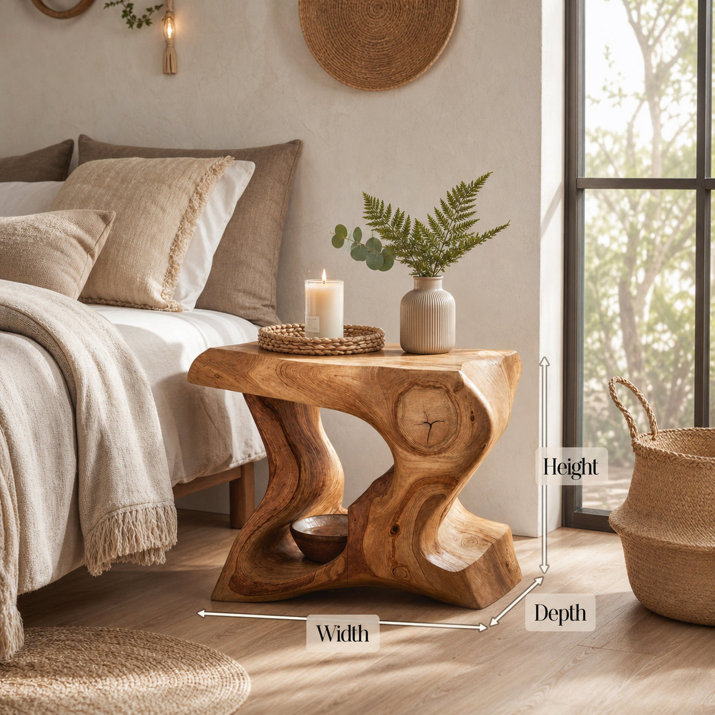 Mid Century Side Cabinet For Modern Bedroom Decor - product view 8
