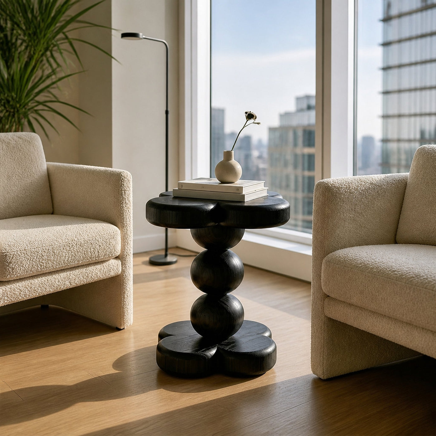 Mid Century Side Table For Bedroom Living Room - product view 7